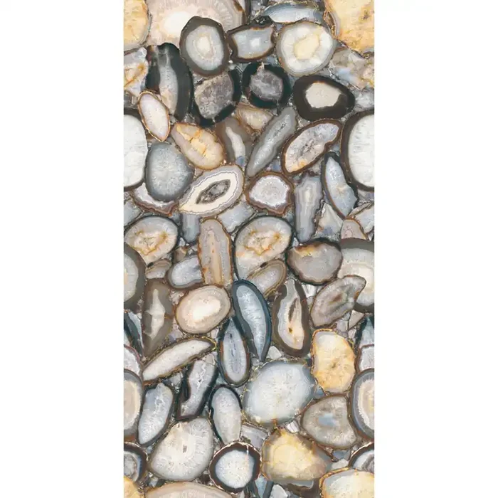 Brazil Stone Feinsteinzeug+Glas glänzend rektifiziert 60x120x0,9