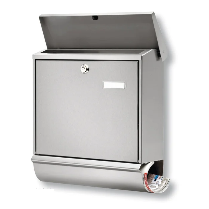 Briefkasten Burg-Wächter Comfort-Set, Edelstahl