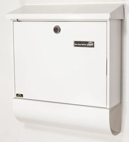 Burg Wächter Briefkasten Vario Set 86720 weiss