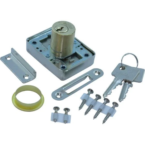 Burg Wächter MZ 23 Zyl.-Kastenschloss Sperre Z 3, Länge 25 mm, Messing poliert