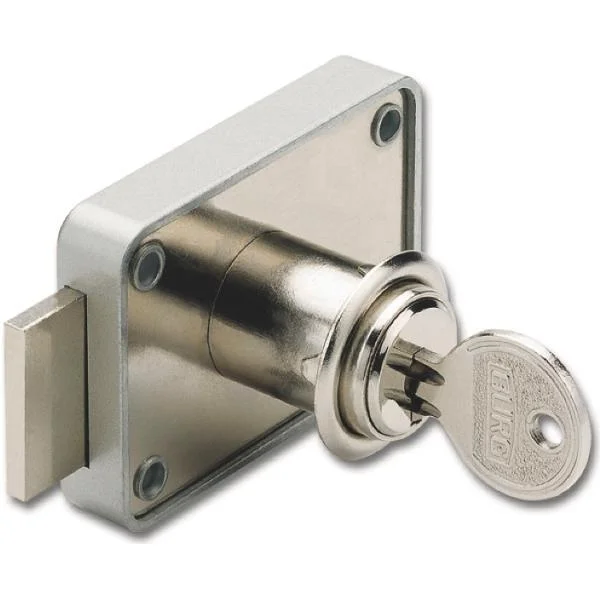 Burg Wächter MZ 83 Zyl.-Kastenschloss verschiedensperrend, Zink vernickelt