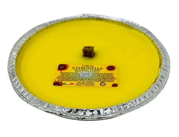 Citronella-Kerze in Alu-Schale,160 g, 8h, Ø 15,5cm