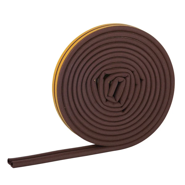 D-Profil Dichtung PREMIUM selbstklebend (braun)