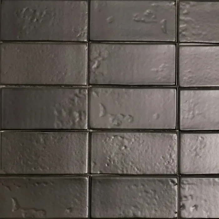 Decor Fliese Artigiana i Bricchi 11 x 5,5 cm Glossy Antracite