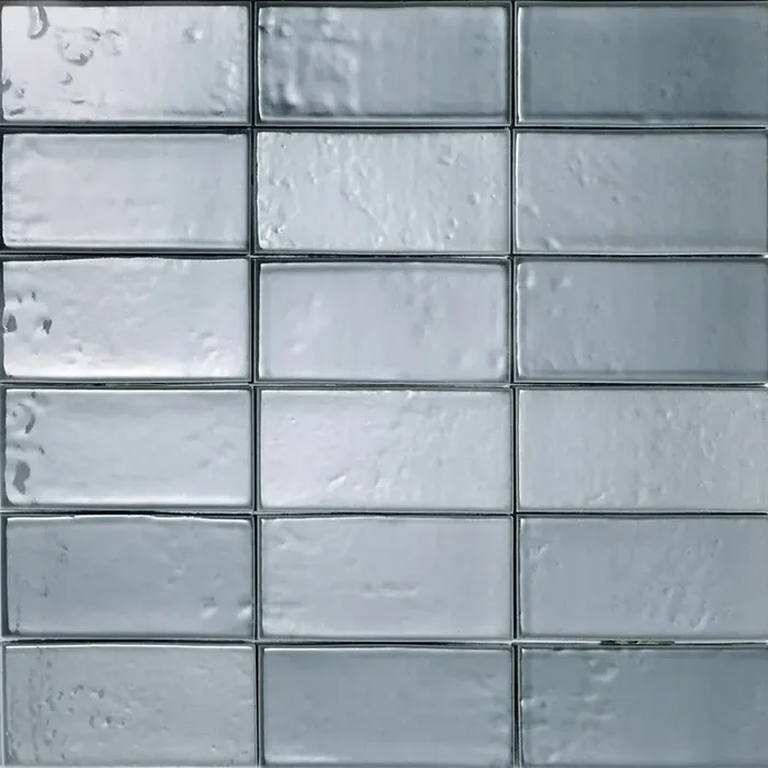 Decor Fliese Artigiana i Bricchi 11 x 5,5 cm Glossy Ceruleo