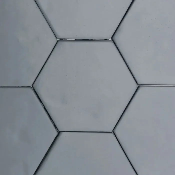 Decor Fliese Artigiana le Esagone 5 x 5,5 cm Matt Ceruleo