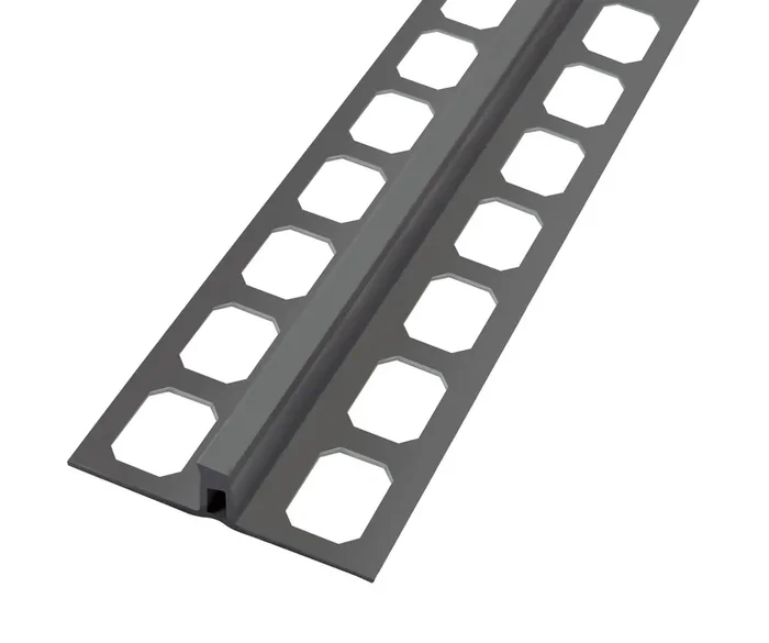 Dehnfugenprofil PVC Anthrazit L3m H1,1cm