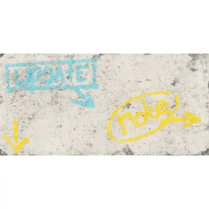 Dekor New York 10 x 20 cm Colored Words Greenwich Village