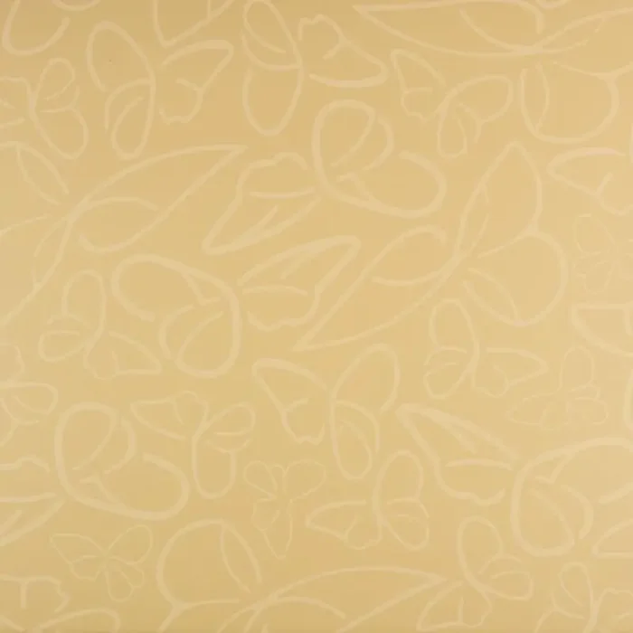 Dekorfliese Trendy Tropic 25 x 50 cm Mustard