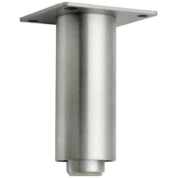 Dekorfuß Fuß ø 30 mm, Länge 190 mm, Aluminium gebürstet