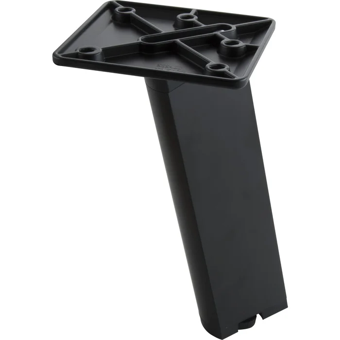 Dekorfuß Stair 250 x 32 mm, Länge 250 mm, Aluminium, schwarz eloxiert