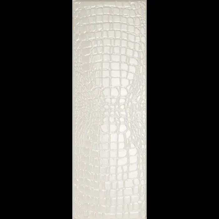Design Fliesen Crocooptik -Crocotiles White 24×72