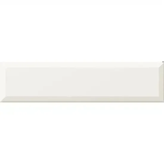 Diamantförmige Wandfliese Fio Brick 7,3×30 Arctic White