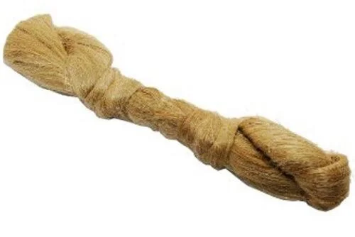 Dichtungshanf in Zöpfen