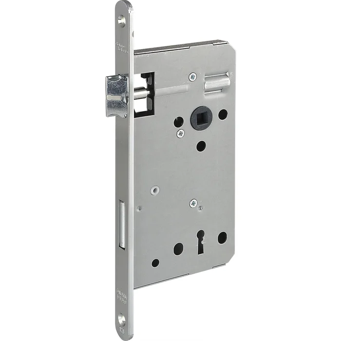 dormakaba Einstemmschloss 127, Keilbart, DM 51, Stahl verzinkt silberfärbig