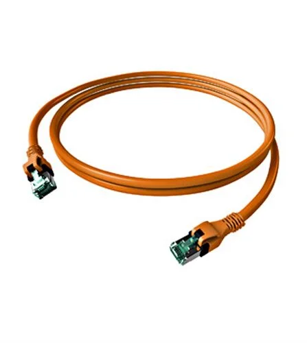 DualBoot PushPull Patchkabel, Cat.6a, geschirmt, orange
