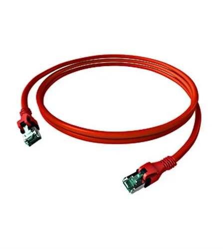 DualBoot PushPull Patchkabel, Cat.6a, geschirmt, rot