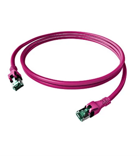 DualBoot PushPull Patchkabel, Cat.6a, geschirmt, Violett