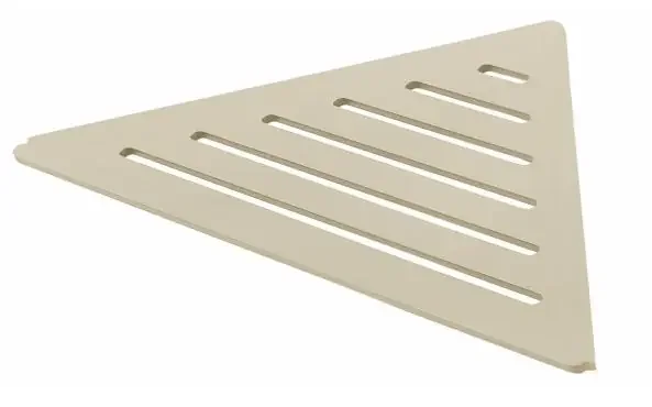 Dural Ablage TI-SHELF LINE Eckablage Aluminium sand 280mm