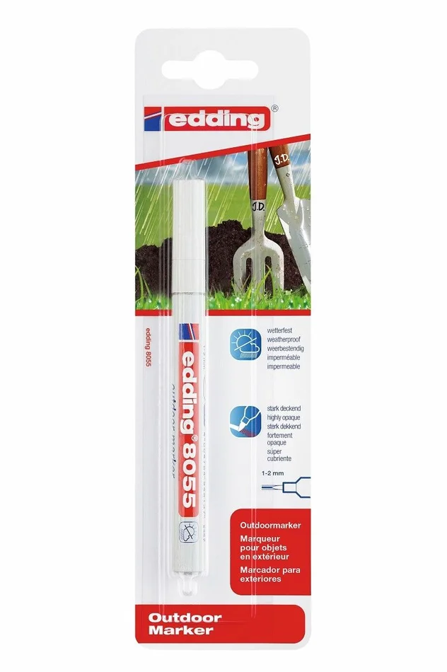 Edding Outdoormarker 8055 weiß (weiß)
