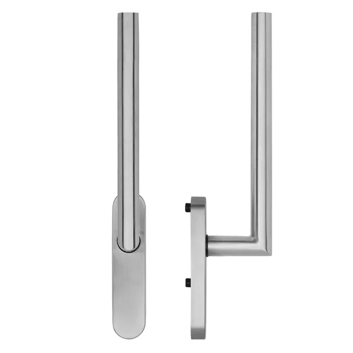 Edelstahl Hebeschiebetürgriff ungelocht mit CL-Form-Griff