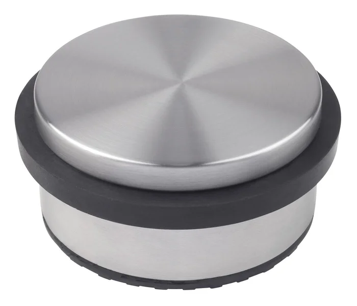 Edelstahl Türstopper, flach Ø 84 mm