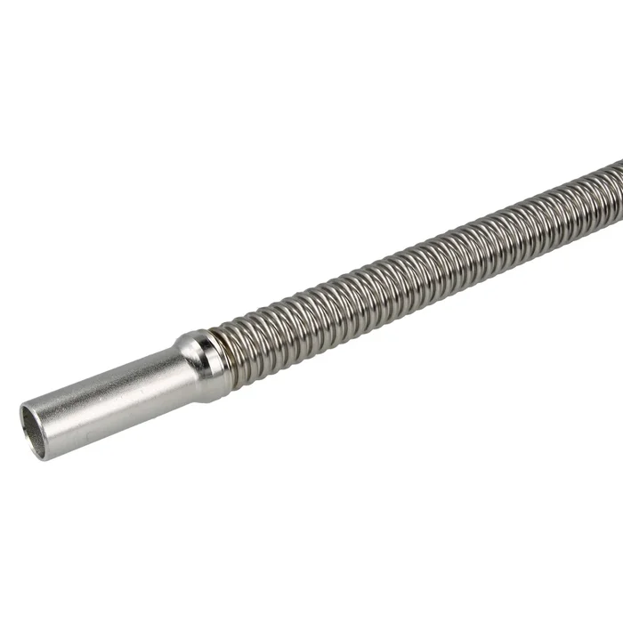 Edelstahlwellrohr DN16 beidseitig Ø 22 mm Rohrstutzen 10 bar 300 – 1000 mm