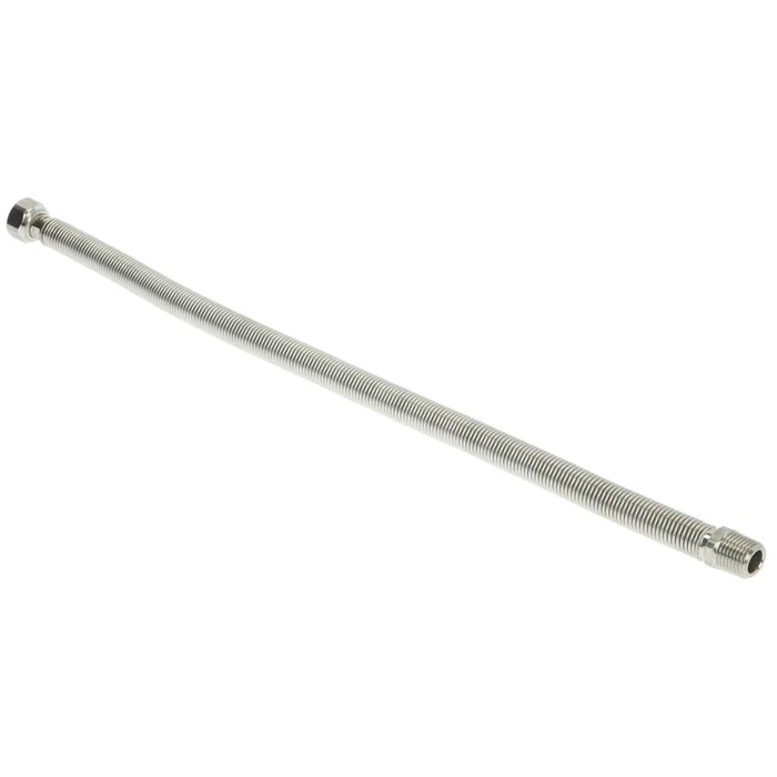 Edelstahlwellrohr Flexrohr flexibel ausziehbar 3/4″ 1000 – 2000 mm mit Dichtung