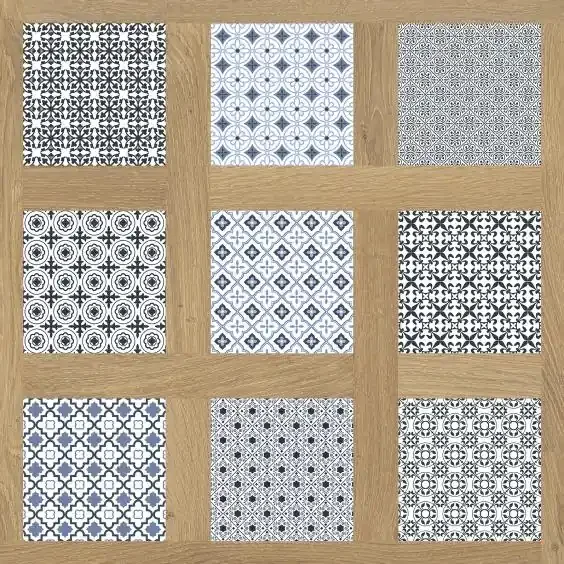 Edimax Bodenfliese Groove Cassettone Majolica 80x80cm rektifiziert