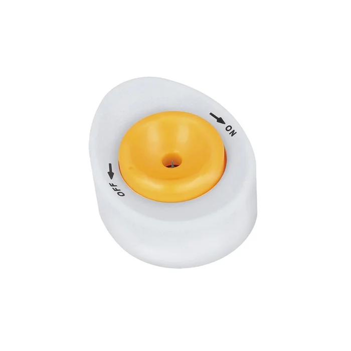 Eierpicker mit Magnet, PS mit Edelstahlnadel (weiß/gelb)