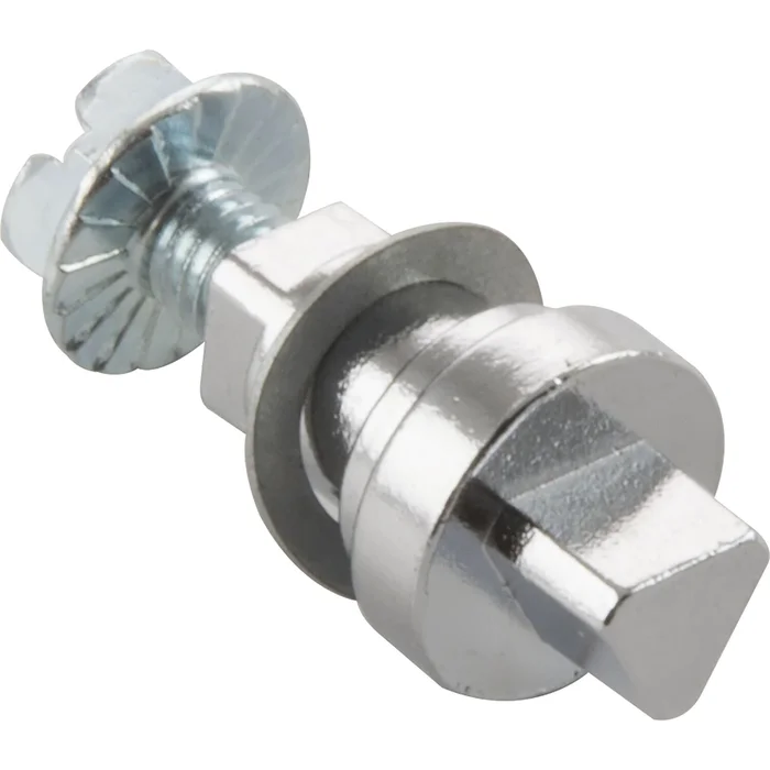 Emka Einsatz für Blechmontagezylinder Dreikant 8mm,Länge 25mm,Zinkdruckguss verchromt