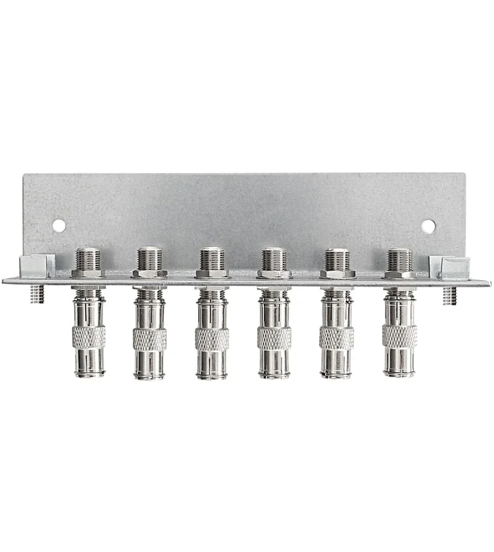 Erdungswinkel, 6 Anschlüsse, gemäß EN 60728-11, QEW6-12