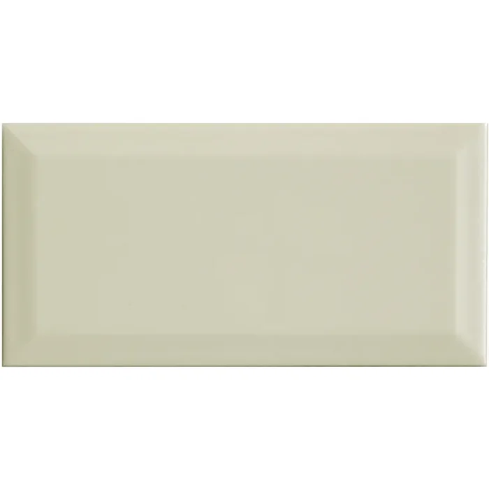 Facette Metro Beige Wandfliese glasiert, glänzend Rundkante 10x20x0,9