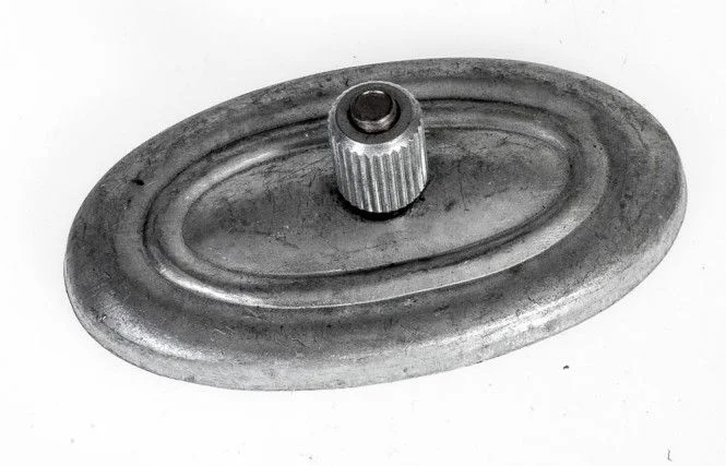 FAL Kontrollverschluss für gerippte Ofenrohrbögen von 100 bis 160 mm