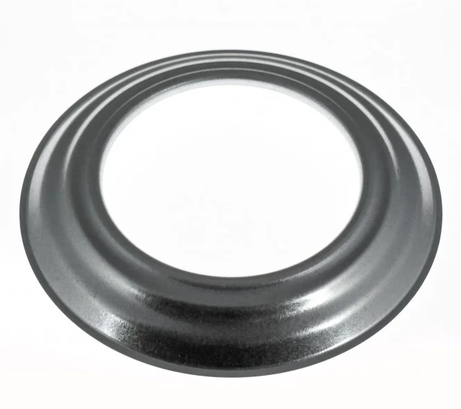 FAL Ofenrohrrosette 120 mm aus feueraluminiertem Stahlblech