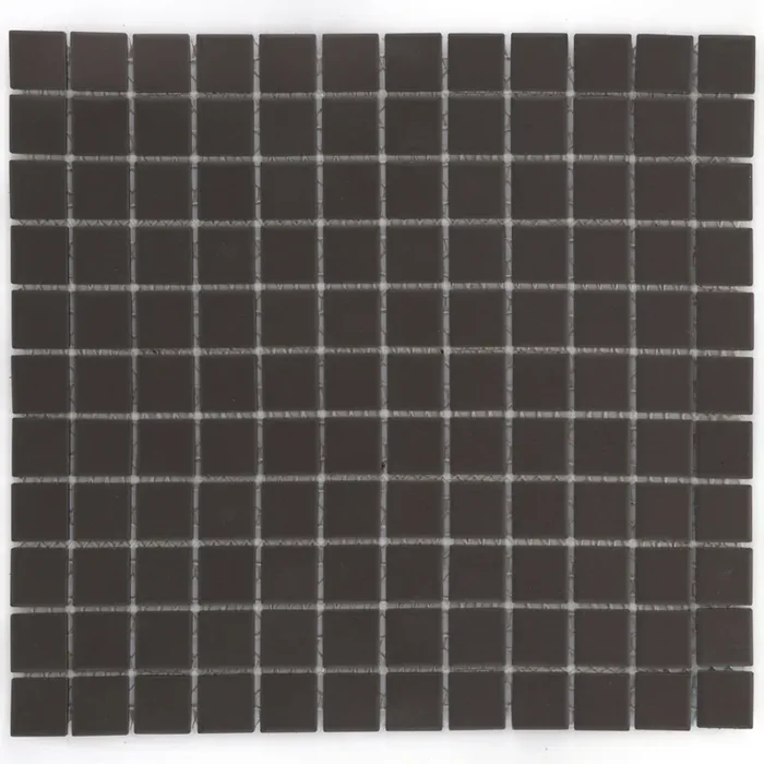 Feinsteinzeug Dark Grey matt Mosaik – – 30×32,7