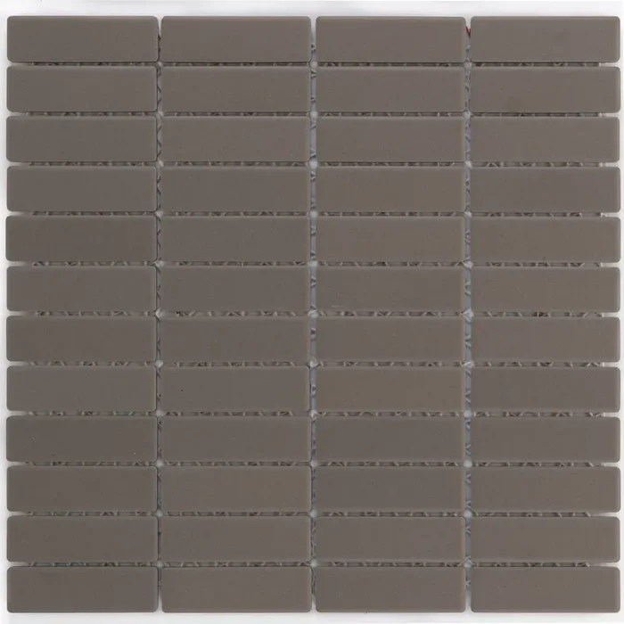 Feinsteinzeug Grey matt Mosaik – – 28,6×29,5