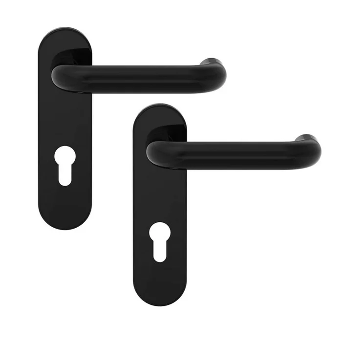 Feuerhemmende (FH) Garnitur Kunststoff schwarz