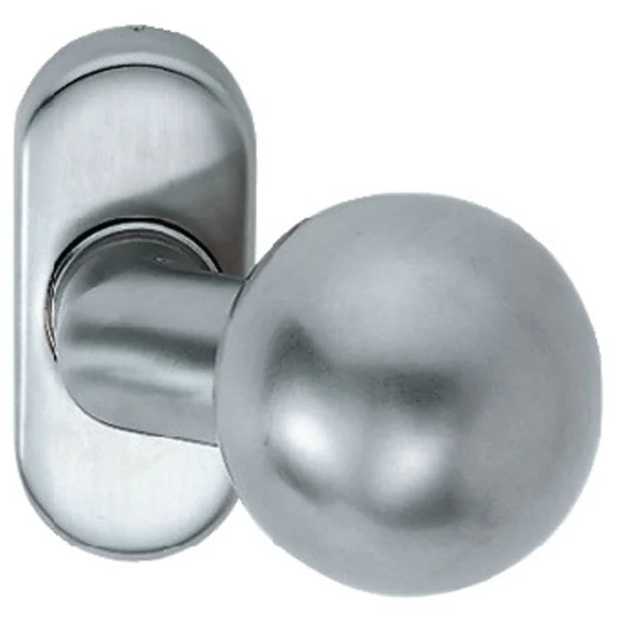 Feuerschutz Profiltürknopf 07 0846, Aluminium, gekröpft, fest, FSB