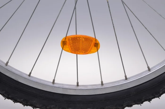 Filmer 2 x Speichenreflektor, 80x37x8 mm (orange)