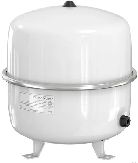 Flamco 35 Liter Ausdehnungsgefäß, weiß