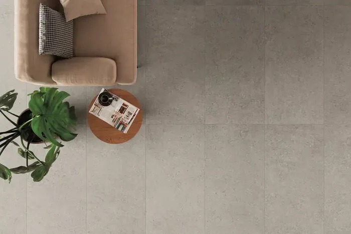 Fliese edle Steinoptik grau 30×30 cm „Yacht Gray“ Natursteinoptik rektifiziert