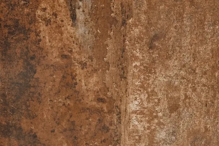 Fliese Metalloptik orange-braun 50×100 cm „Costruire Metallo Rame“ Kupfer Rostoptik rektifiziert