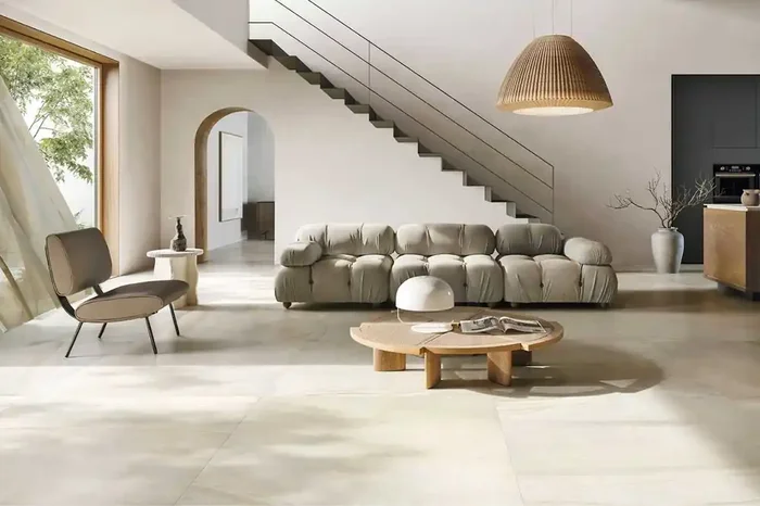 Fliese Natursteinoptik beige matt „Sublime Beige“ Steinoptik rektifiziert