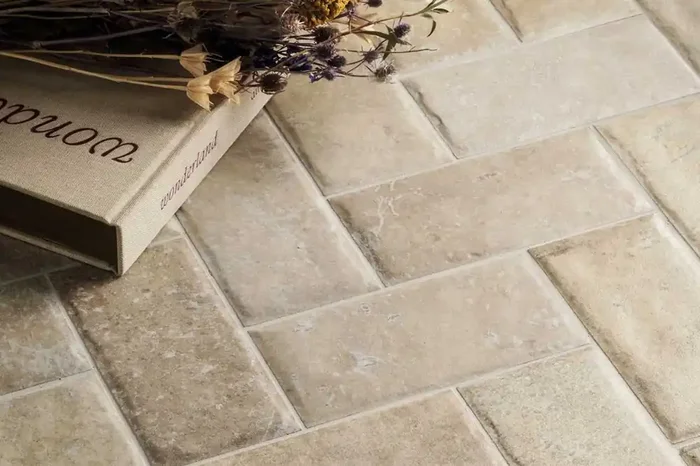 Fliese Terracotta-Steinoptik 10×40 cm „Cotto del Campiano Terra di Pienza“ CIR (Farbmischung nach Zufall)