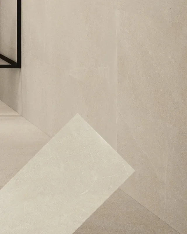 Fliesen in Steinoptik Beige 60×120 cm Burlington Ivory