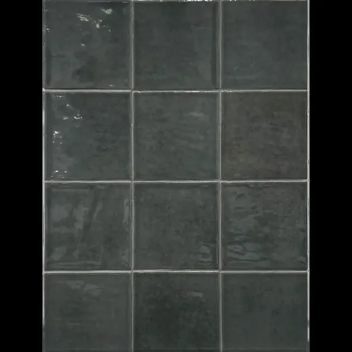 Fliesen in Traditionell-Modern, Typic 10 x 10 cm Glasiert Graphite