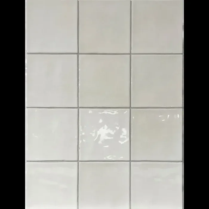 Fliesen in Traditionell-Modern, Typic 10 x 10 cm Glasiert White