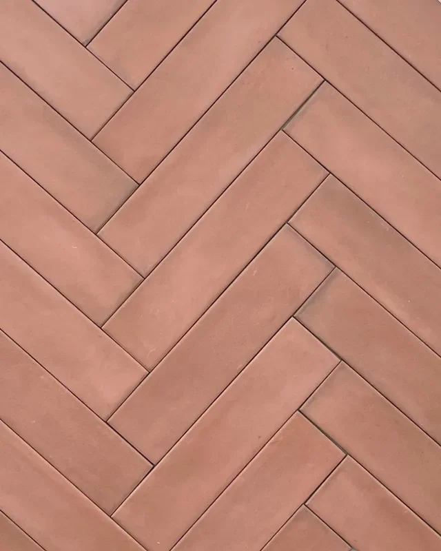 Fliesen Terracotta Optik Clay Salmon 6×24,6 cm