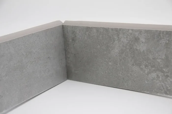 Fliesensockel Betonoptik 9×120 cm „Ground Gris“ Zementoptik grau